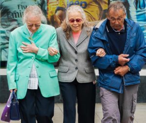 seniors Walking after cannabis